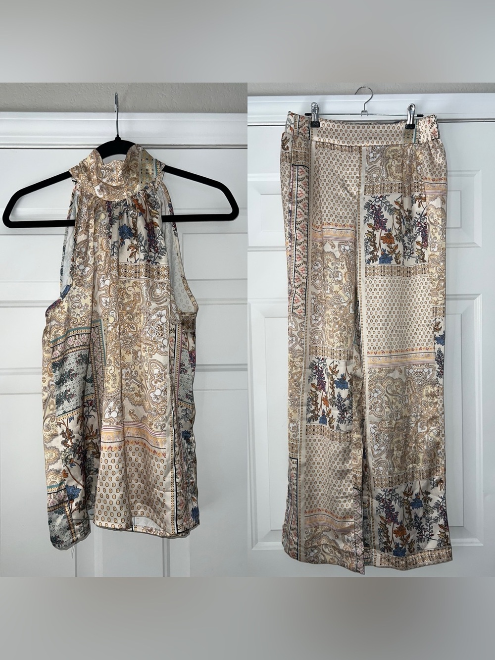 Satin Style Pant Set
